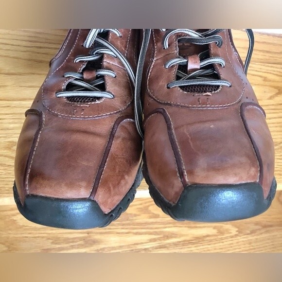 TIMBERLAND Men’s shoes ? Leather Brown Round Toe Lace up 9 1/2 M main image 5